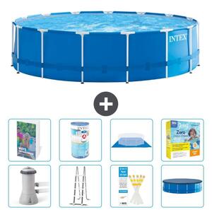 Piscina fuori terra autoportante - 457x122 cm - 7 pezzi - Modello S572