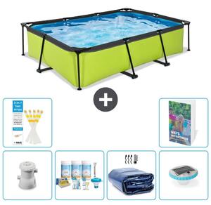 Piscina fuori terra rettangolare - 300x200x65 cm - 5 pezzi - Modello S228