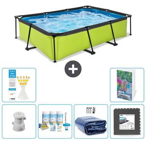 Piscina fuori terra rettangolare - 300x200x65 cm - 5 pezzi - Modello S233