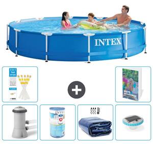 Piscina autoportante rettangolare - 366x76 cm - composta da 5 elementi - acciaio S275