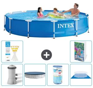 Piscina fuori terra a struttura - 366x76 cm - 5 pezzi - Modello S341