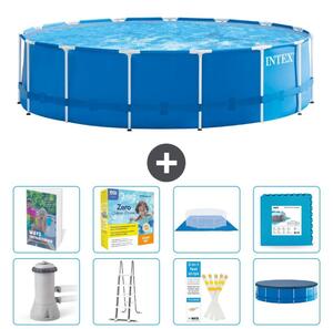 Piscina fuori terra a struttura - 457x122 cm - 7 pezzi - Modello S566