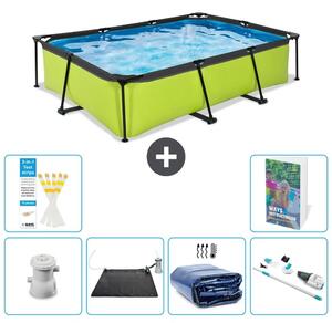 Piscina fuori terra rettangolare - 300x200x65 cm - 5 pezzi - Modello S252