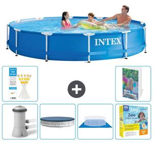 Piscina fuori terra a struttura - 366x76 cm - 5 pezzi - Modello S198