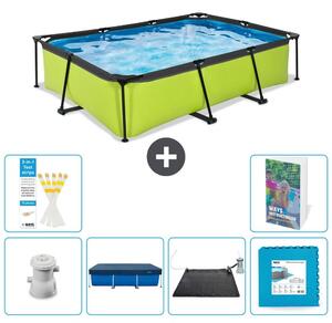Piscina fuori terra rettangolare - 300x200x65 cm - 5 pezzi - Modello S273
