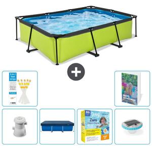 Piscina fuori terra rettangolare - 300x200x65 cm - 5 pezzi - Modello S178