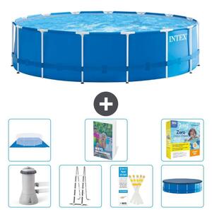 Piscina autoportante rettangolare - 457x122 cm - composta da 6 parti - modello S546