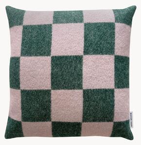 Copricuscino decorativo in lana neozelandese Checkerboard