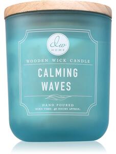 DW Home Signature Calming Waves candela profumata con stoppino in legno 326 g