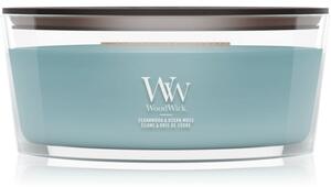 Woodwick Cedarwood & Ocean Moss candela profumata con stoppino in legno 453.6 g