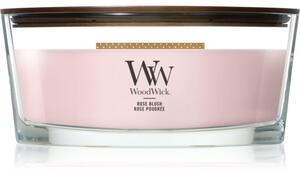Woodwick Rose Blush candela profumata con stoppino in legno 453.6 g