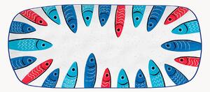 Piatto da portata in porcellana Sardine's Party