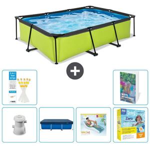 Piscina fuori terra rettangolare - 300x200x65 cm - 5 pezzi - Modello S309