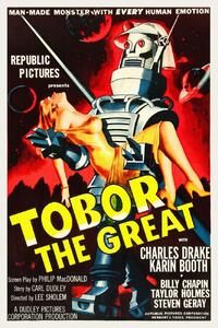 Stampa artistica Tobor the Great Robot Retro Movie, (26.7 x 40 cm)