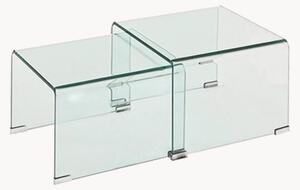 Set di 2 tavolini da salotto Leslie