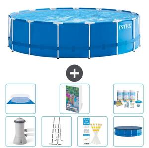 Piscina autoportante rettangolare - 457x122 cm - composta da 6 elementi - modello S599
