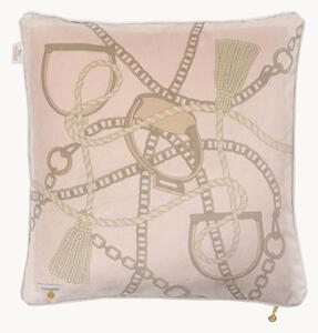 Cuscino in velluto Chain