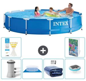 Piscina fuori terra a struttura - 366x76 cm - composta da 5 parti - modello S272
