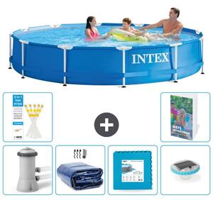 Piscina autoportante rettangolare - 366x76 cm - 5 pezzi - Modello S326