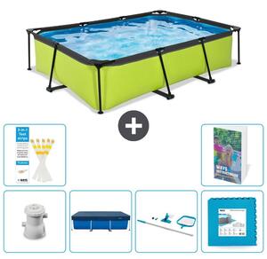 Piscina fuori terra rettangolare - 300x200x65 cm - 5 pezzi - Modello S191
