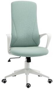 Vinsetto Sedia da Ufficio Ergonomica e Imbottita con Altezza Regolabile e Dondolo, 62x56x110-119.5 cm, Verde