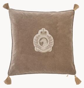Cuscino in velluto Badge
