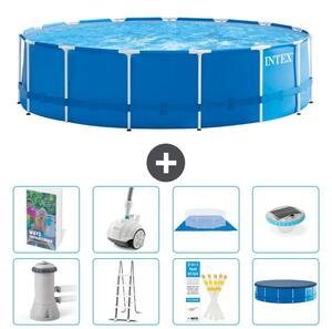 Piscina autoportante rettangolare - 457x122 cm - 7 pezzi - Modello S552