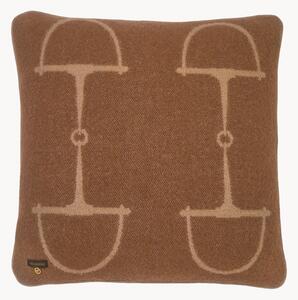 Cuscino reversibile in lana con motivo jacquard Classic