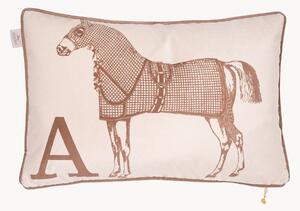 Cuscino in velluto Horse