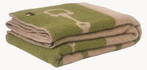 Coperta in lana con motivo jacquard Equestrian