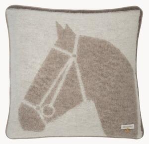 Cuscino in lana neozelandese fatto a mano Multi Horse