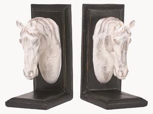 Set di 2 fermalibri Horse