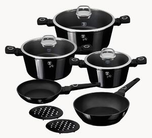 Batteria di pentole Black Vantage, 10 pz