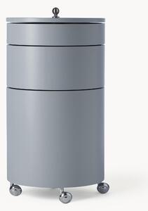 Contenitore a rotelle tondo Barboy, design Verner Panton