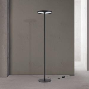 ORION Lampada da terra con luce lettura KANT, dimmerabile, Nero, Soggiorno / Sala da pranzo, Moderno, Lampada da terra