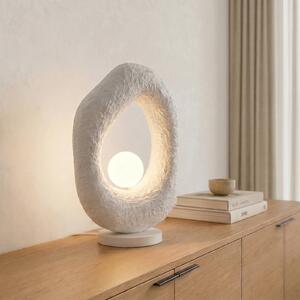 Lampada da tavolo Vaslı Opviq, Bianco / Opale, Soggiorno / Sala da pranzo, Plastica, Moderno, Lampada da tavolo