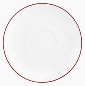 Set di 6 piattini in porcellana Basic White