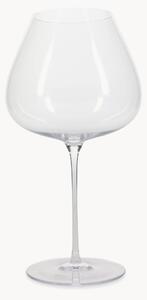 Set di 6 bicchieri da vino rosso in cristallo Lux