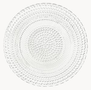 Set di 6 piatti fondi in vetro Venere