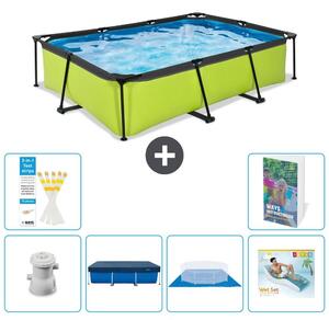 Piscina fuori terra rettangolare - 300x200x65 cm - 5 pezzi - Modello S322