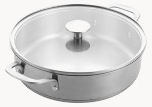 Padella profonda in acciaio inossidabile con coperchio KitchenAid