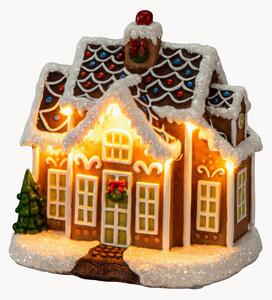 Decorazione natalizia a LED con funzione timer Gingerbread House