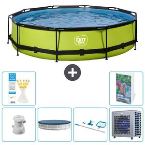 Piscina gonfiabile rettangolare - 360x76 cm - Set da 5 pezzi - Modello S283