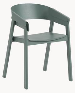 Sedia da pranzo in legno con braccioli Cover