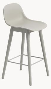 Sedia da bar in legno Fiber