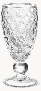Set di 6 bicchieri da vino in vetro soffiato Diamond