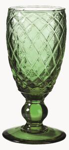 Set di 6 bicchieri da vino in vetro soffiato Diamond