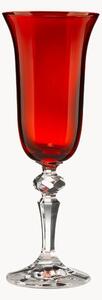 Set di 6 flute da champagne in cristallo fatti a mano Zaccaria
