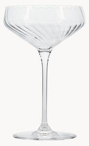 Set di 4 coppe da champagne in cristallo Robi