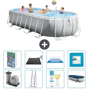 Piscina ovale con struttura a telaio Prism - 610x305x122 cm - 7 pezzi - Modello S621